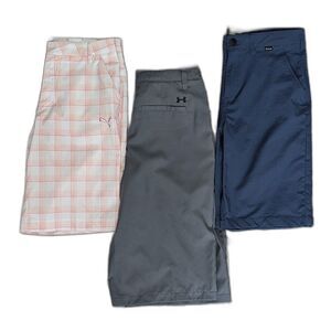 Boys Performance Golf Chino Shorts Bundle XL Under Armour Hurley Puma